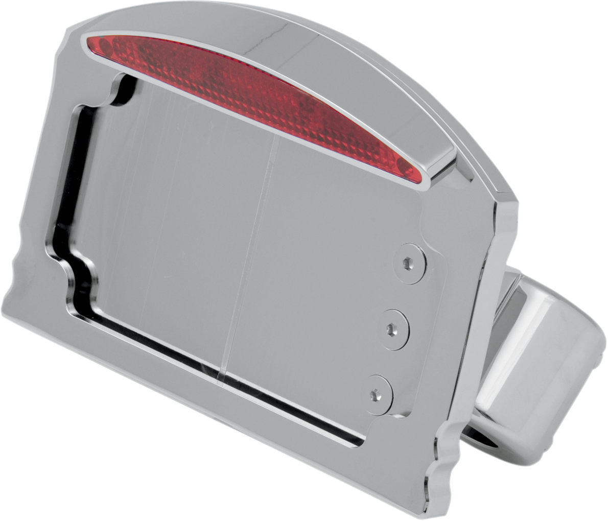 LED Taillight/License Plate Mount - Half-Moon - Flat