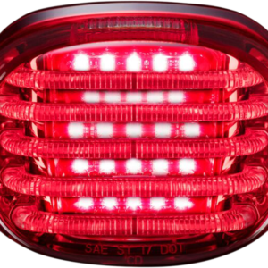 Taillight - with License Plate Illumination Window - Red