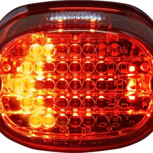 Taillight w/ Integrated Turn Signal - Top Window - Red Lens