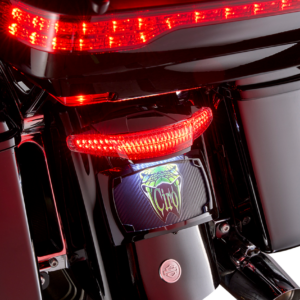 Taillight/License Plate Mount - Smoke Lens - Black