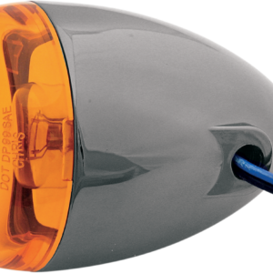 LED Turn Signal - Black Nickel/Amber