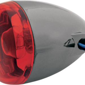 LED Turn Signal - Black Nickel/Red
