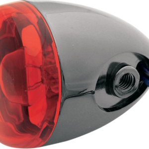 Turn Signal - Black Nickel/Red