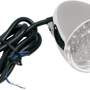 Turn Signal - Red LED - Chrome/Clear