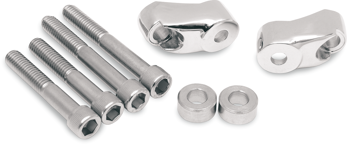 Turn Signal Mount Kit - 39/49 mm - Chrome