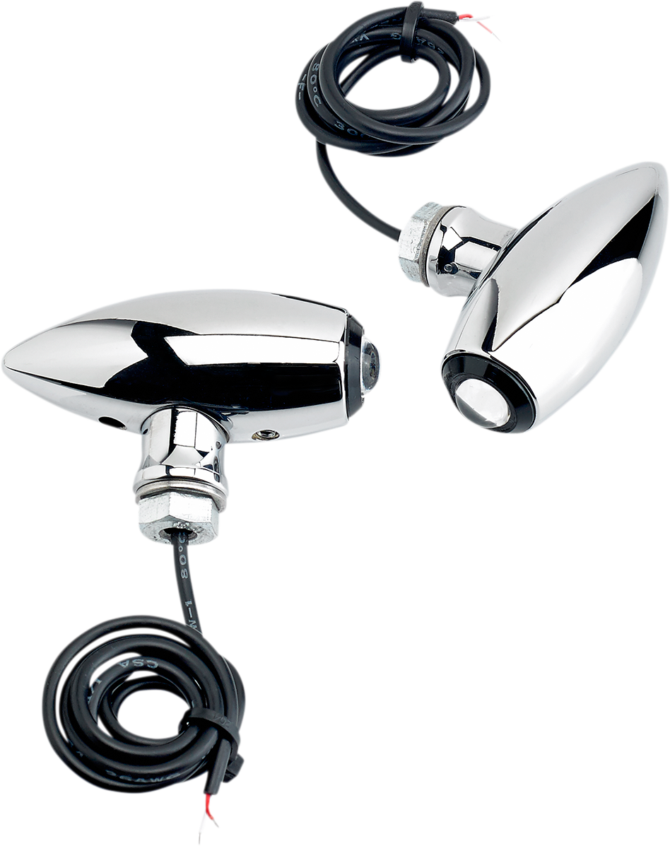 Center-Mount Astro LED Lights - Chrome/Amber