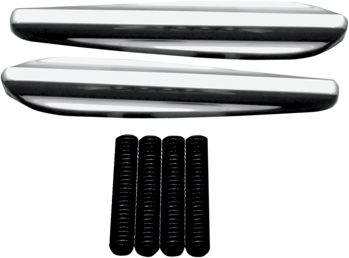 Turn Signal Eliminators - Finned - Chrome