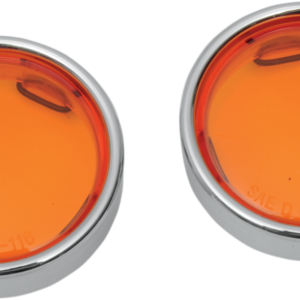 Lens w/Trim Ring - Amber