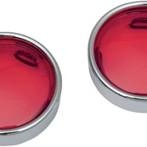 Lens w/Trim Ring - Red