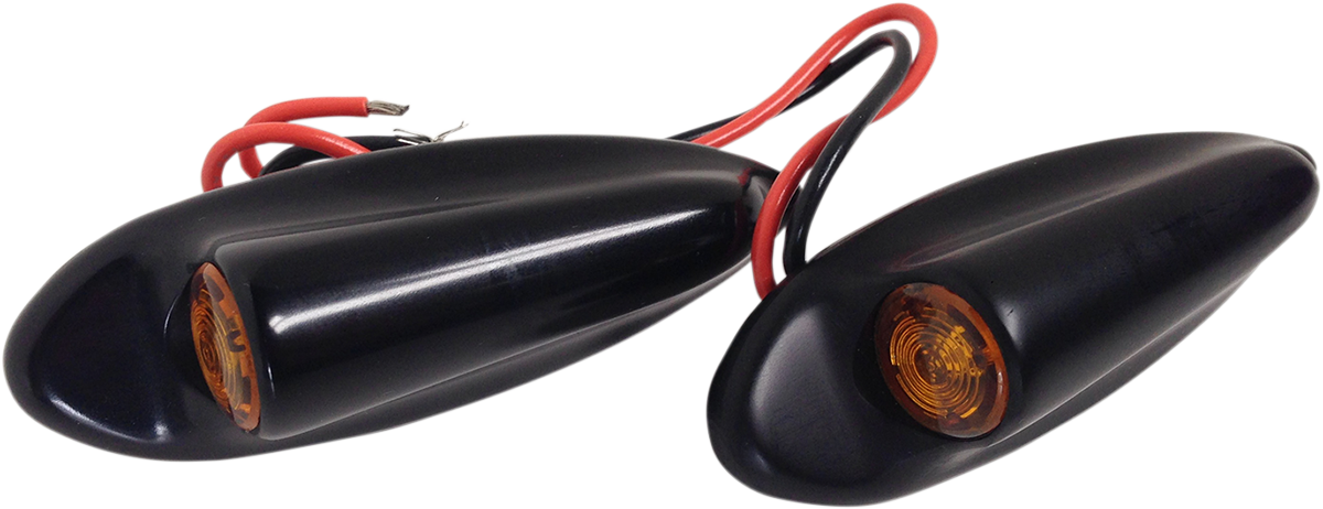 Front LED Turn Signals FLTR - Black
