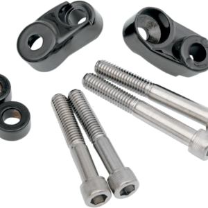 Turn Signal Mount Kit - 39/49 mm - Black