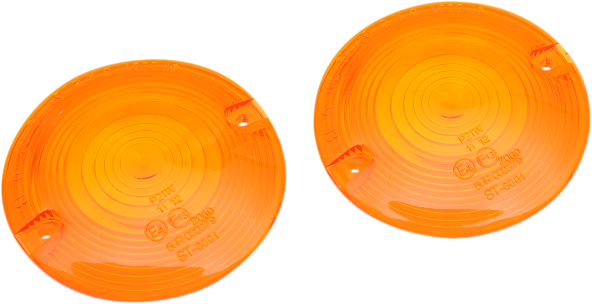 DOT Turn Signal Lens - FLHT - Amber
