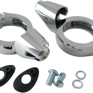 Turn Signal Mount - 49mm - Chrome