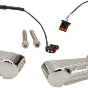 Turn Signal FLTR - Dimpled - Chrome
