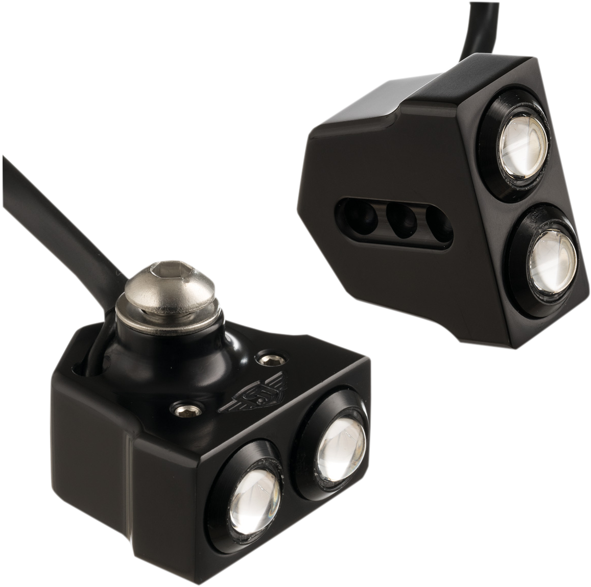 LED Side Mount Turn Signal - Black/Red