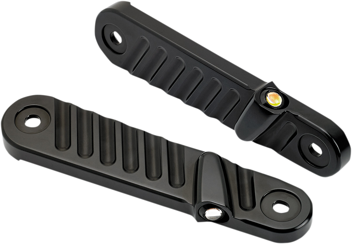 Streamliner Turn Signals - Finned - Black - Image 2
