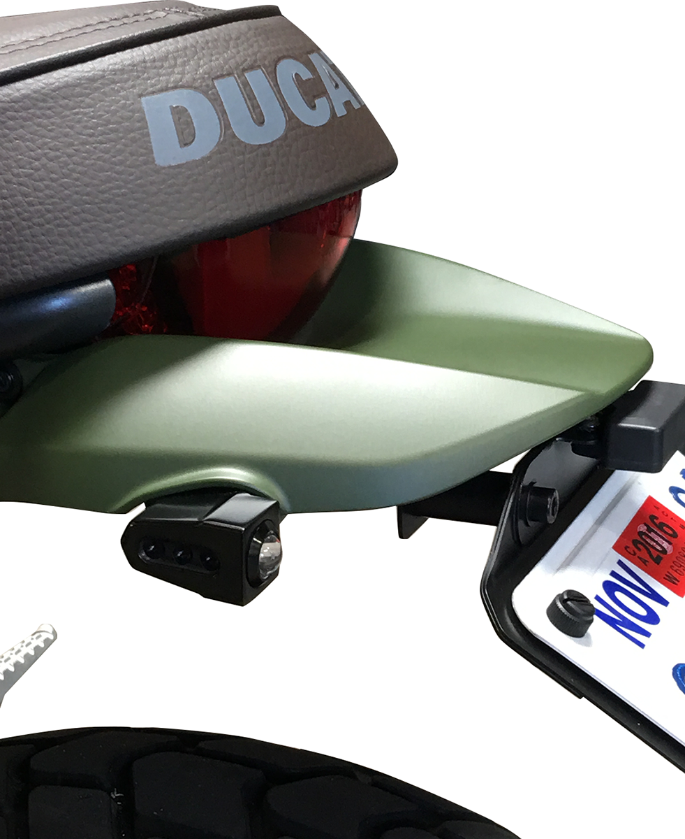 Side-mount LED Turn Signals - Black/Red - Image 4