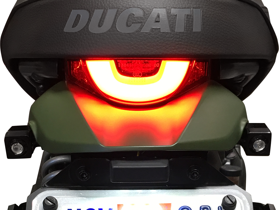 Side-mount LED Turn Signals - Black/Red - Image 9