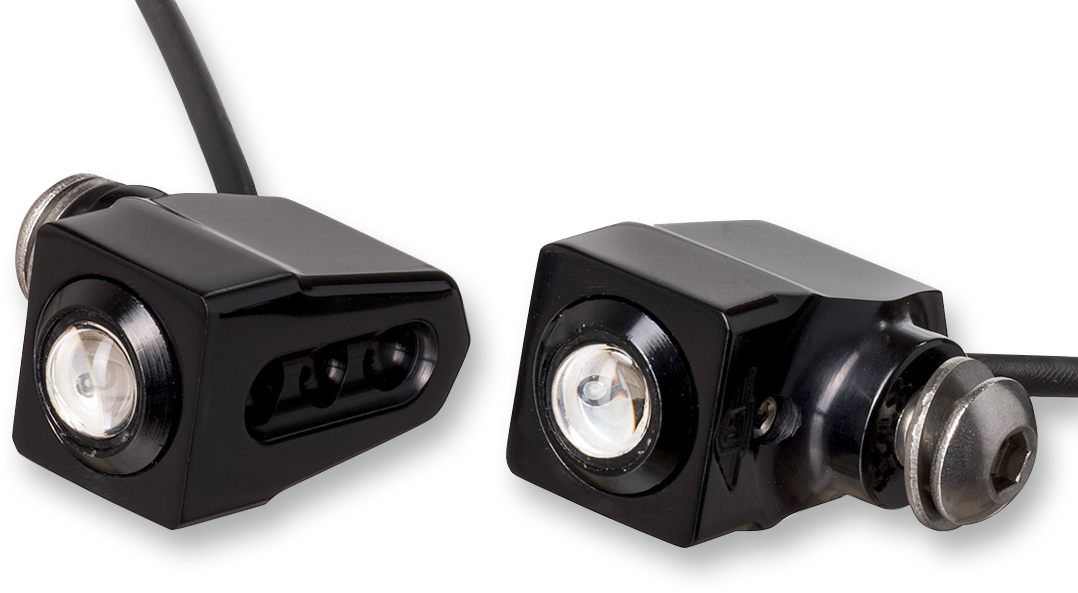 Side-mount LED Turn Signals - Black/Red - Image 8