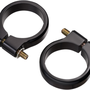 Fork Tube Signal Clamps - 49 mm - Black