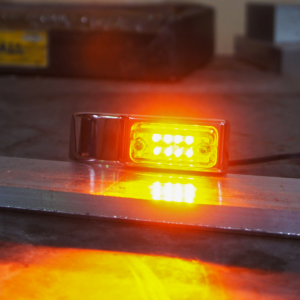 LED Turn Signals - 49 mm - Black