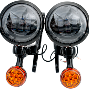 LED Turn/Run Lights - 4-1/2" - Black/Black