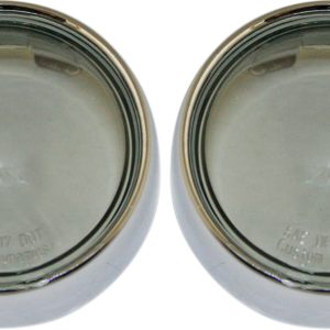 Bullet Signal Lenses - Chrome/Smoke