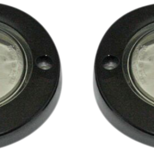 ProBEAM® Flat Bezel Turn Signal Adapters - Black/Smoke