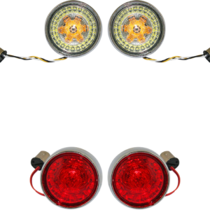Full Bullet Turn Signal Conversion Kit - Chrome