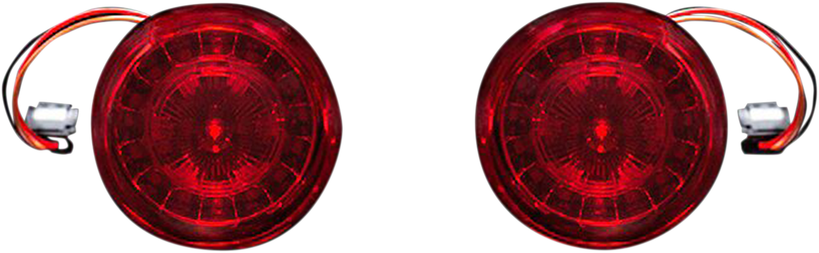 Rear Turn Signal Insert - JAE Bases - Red - Image 3