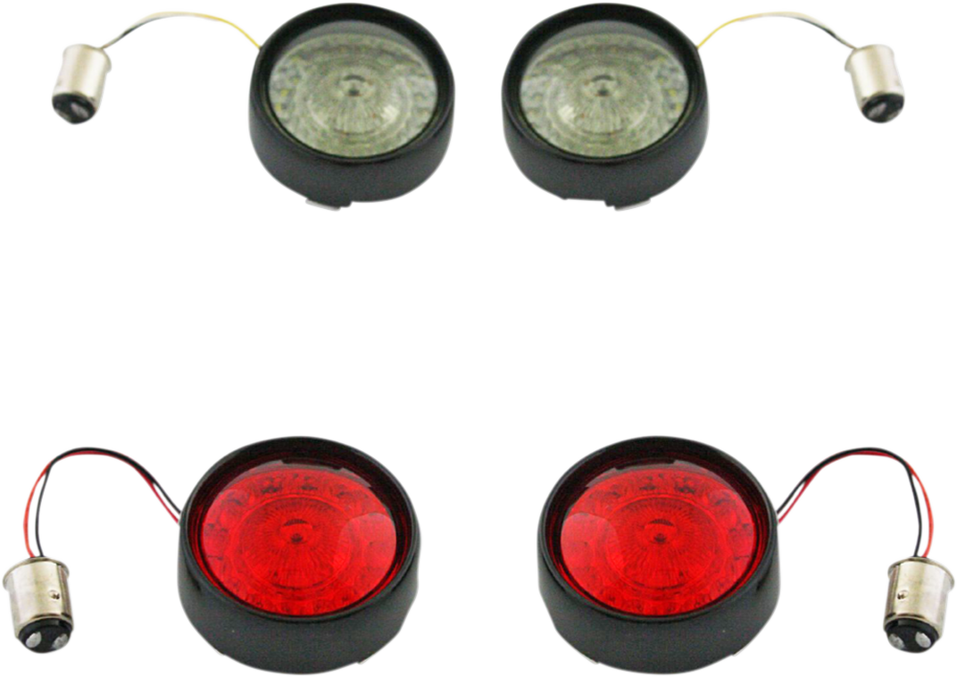 Full Bullet Turn Signal Conversion Kit - Black