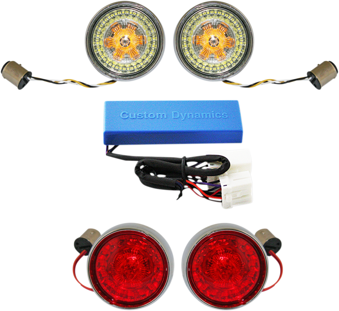 Full Bullet Turn Signal Conversion Kit - Chrome