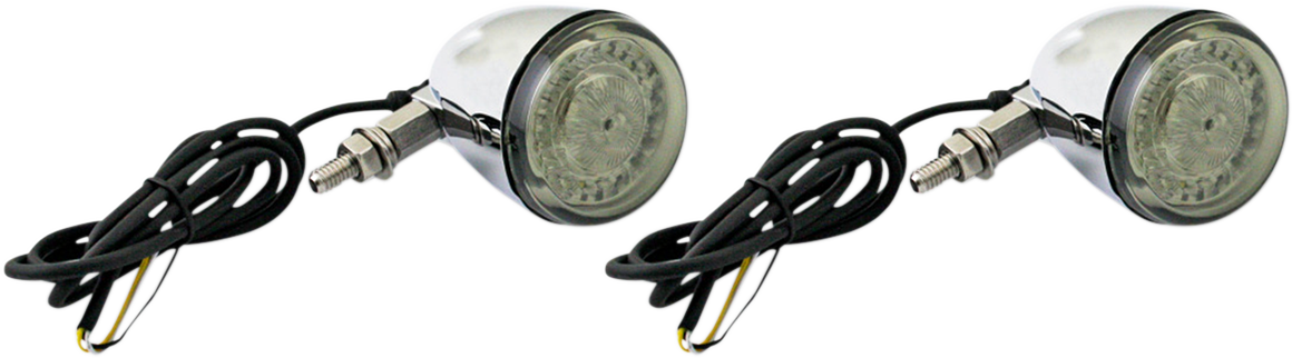 ProBEAM® Universal Turn Signals - Chrome/Clear - Image 3