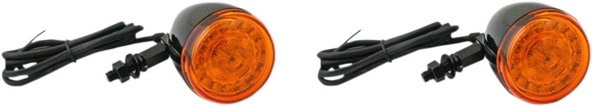 ProBEAM® Universal Turn Signals - Gloss Black/Amber