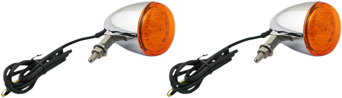 ProBEAM® Universal Turn Signals - Chrome/Amber