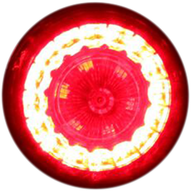 ProBEAM® Universal Turn Signals - Chrome/Red