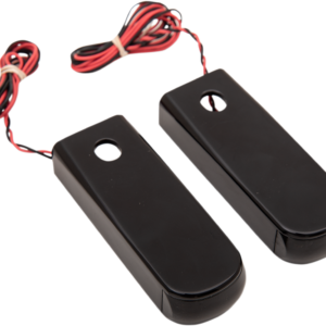 LED Strut Light - Smoke/Red Black FLHC