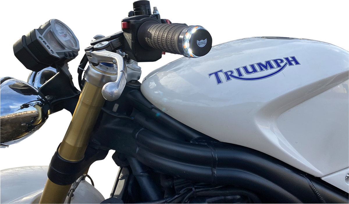 Handlebar End Dual LED Lights - Universal - Image 3