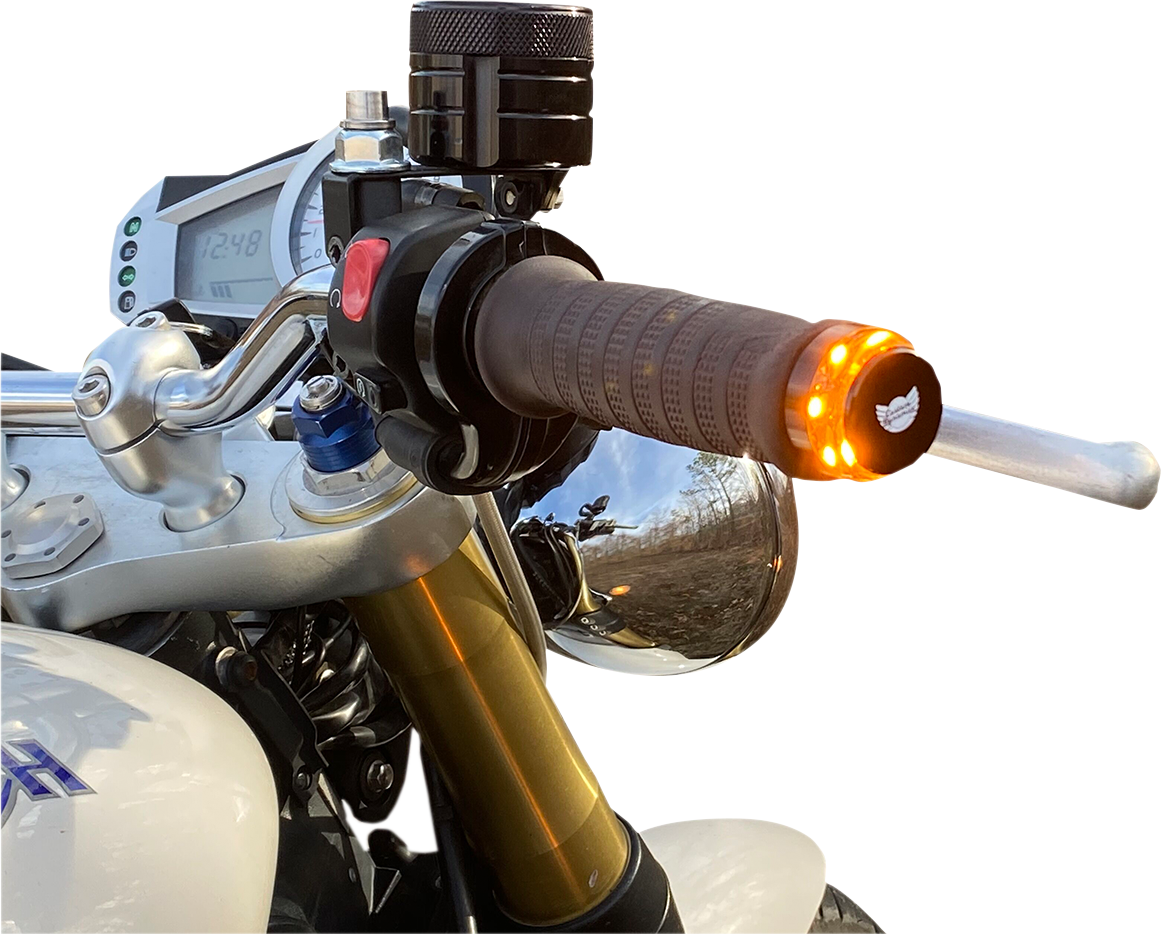 Handlebar End Dual LED Lights - Universal - Image 2