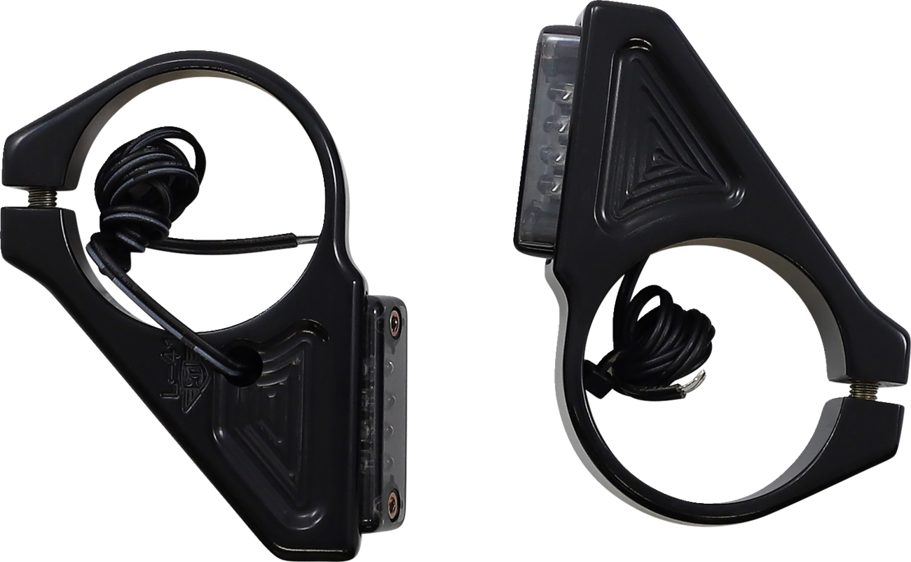 Turn Signal - 41 mm - Amber - Black