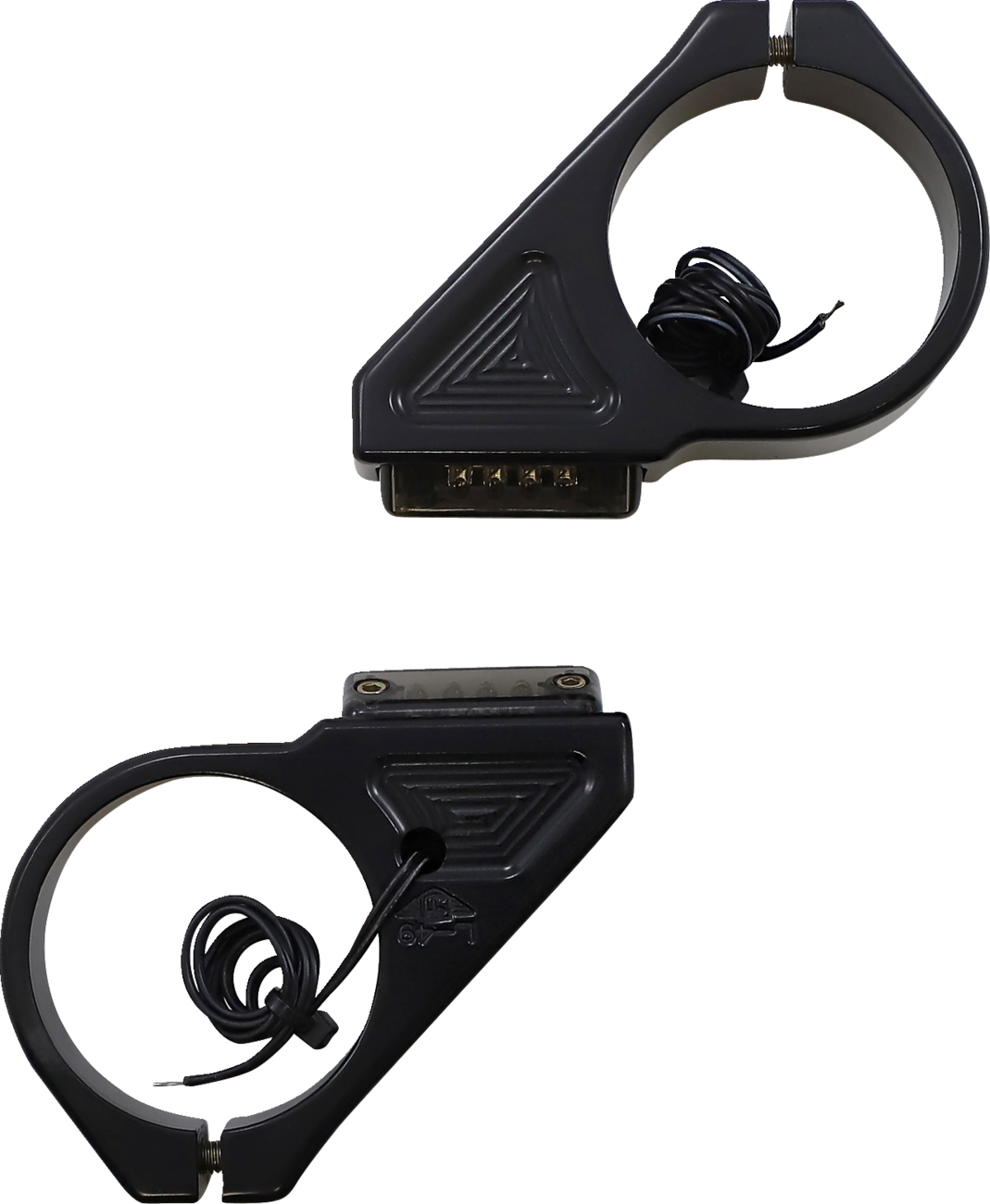 Turn Signal - 49 mm - Amber - Black