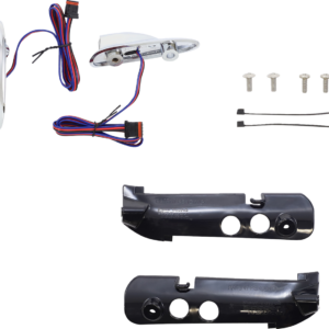 Run/Turn Signal - Amber/White - Chrome - Road Glide