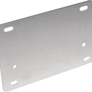 License Backing Plate - Stainless Steel