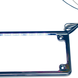 LED License Plate Frame - Chrome