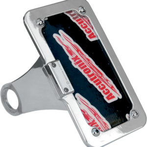 Side Mount License Plate Assembly - Chrome