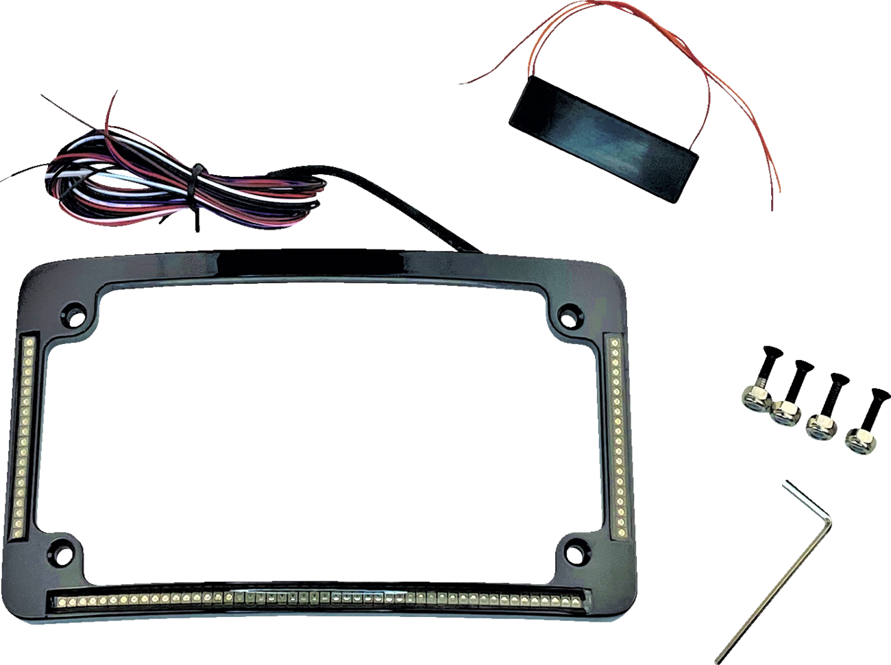 License Plate Frame - Radius - Black - Image 2