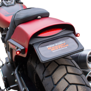 License Plate Frame with Light - Satin Black