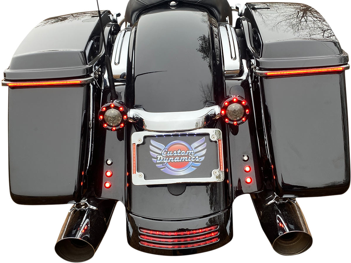 Curved License Plate Frame - Chrome