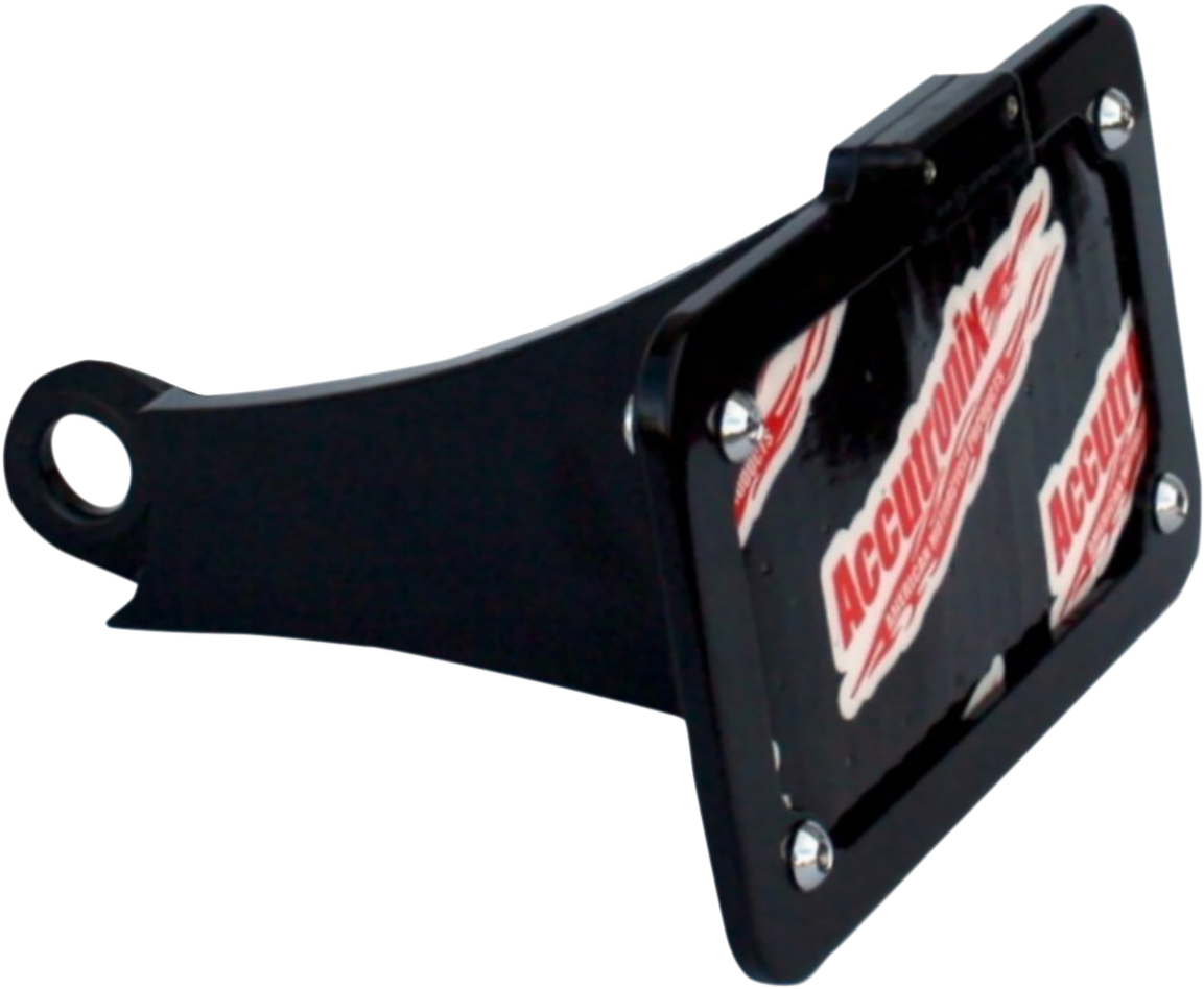 Side Mount License Plate Assembly - Black - Image 2