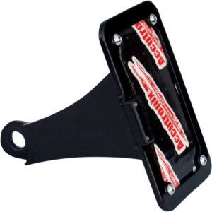 Side Mount License Plate Assembly - Black